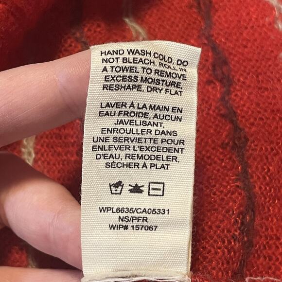 Woolrich Sweater Womens Medium Fair Isle Buffalo Sheep Wool Mohair Blend Pullove - Picture 7 of 9